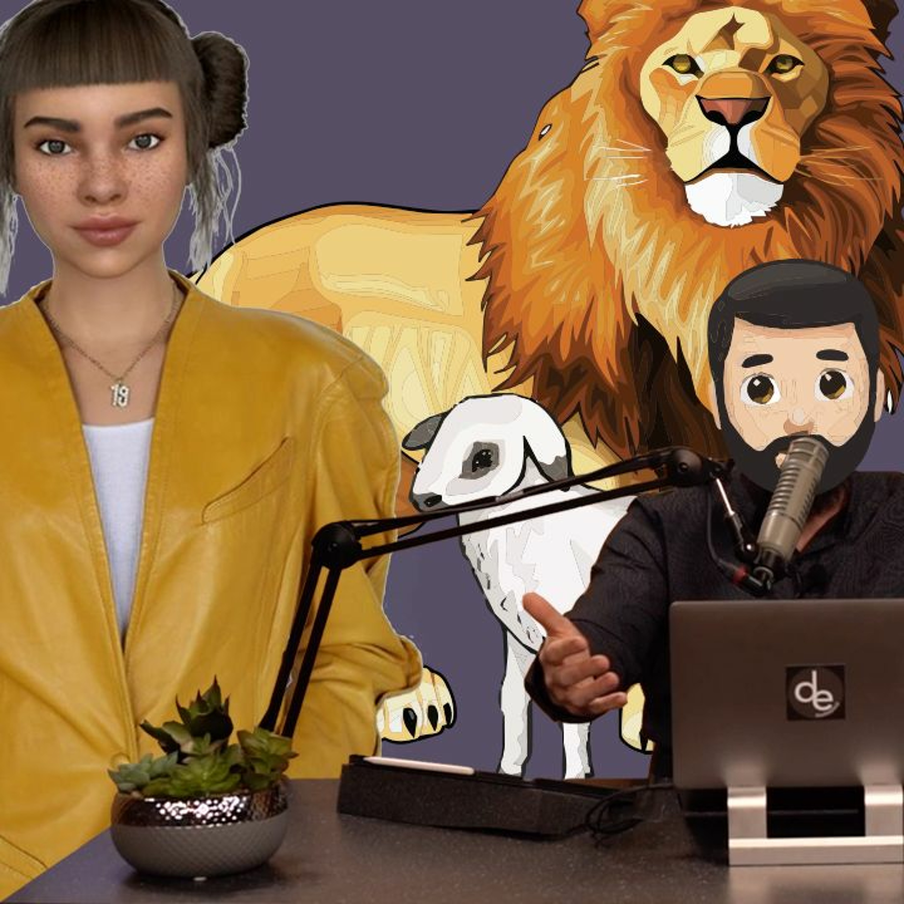 The Lion, The Lamb, and Lil' Miquela - Revelation 5 episode artwork