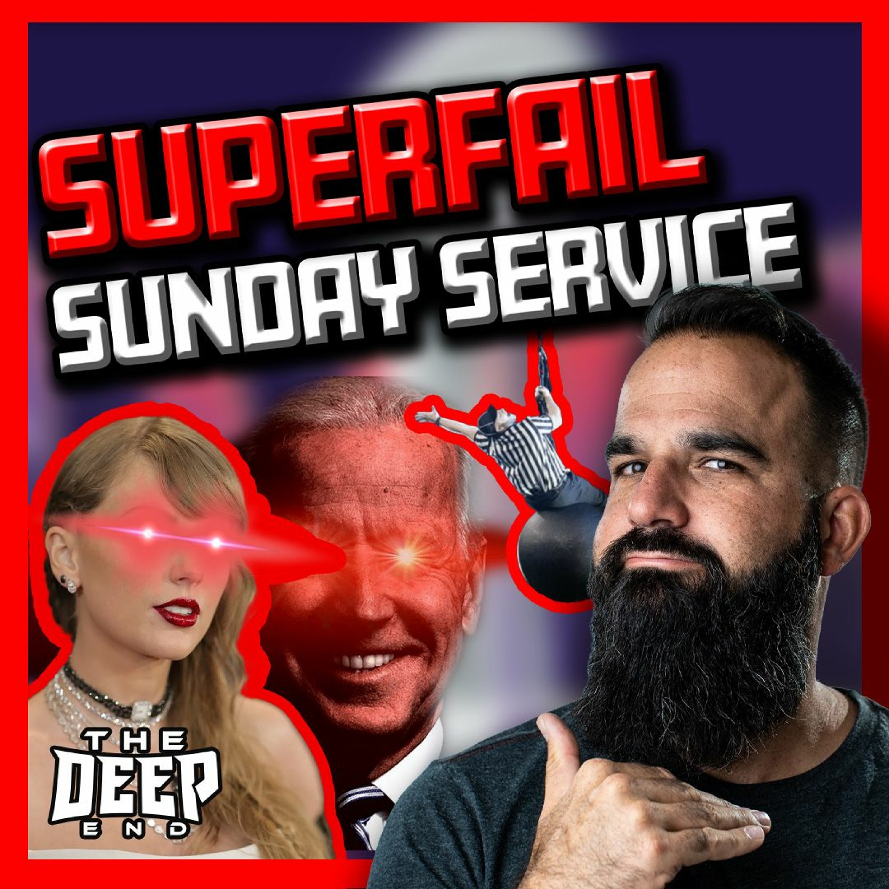 The Super Bowl meets Sunday Church Services and Taylor Swift may be a Witch episode artwork