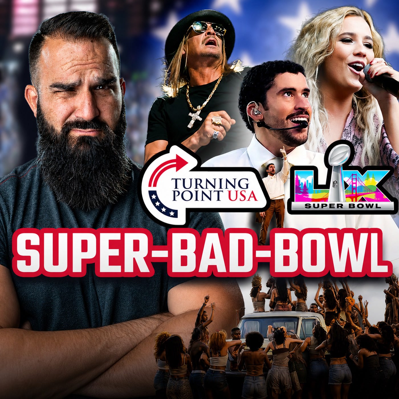 Bad Bunny Super Bowl 2026 Halftime vs TPUSA | Christian Reaction episode artwork