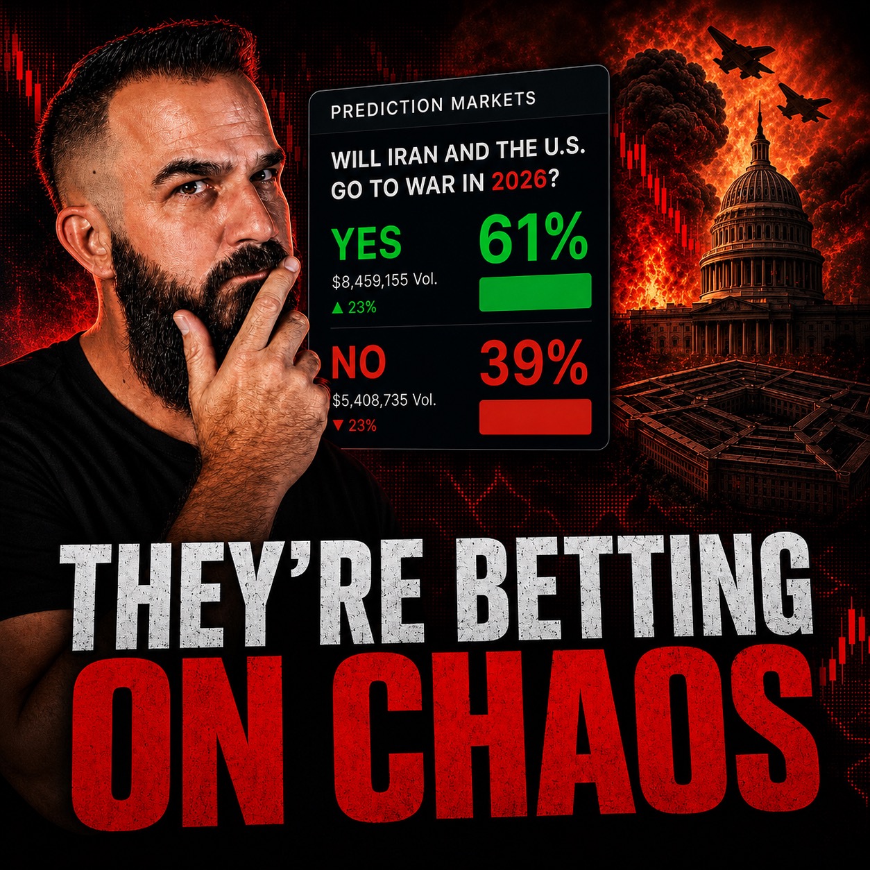 Gambling on War Is Now Mainstream episode artwork