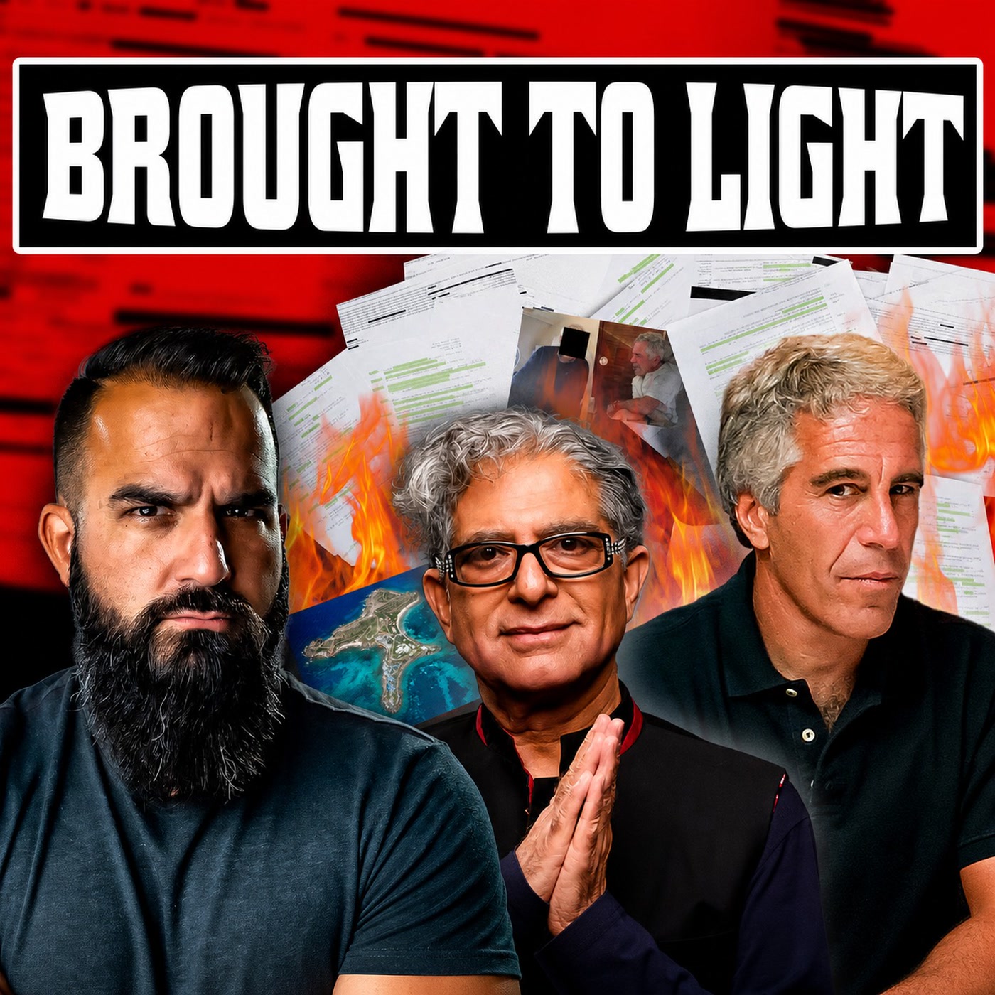 Jeffrey Epstein Files: The Deepak Chopra Connection episode artwork