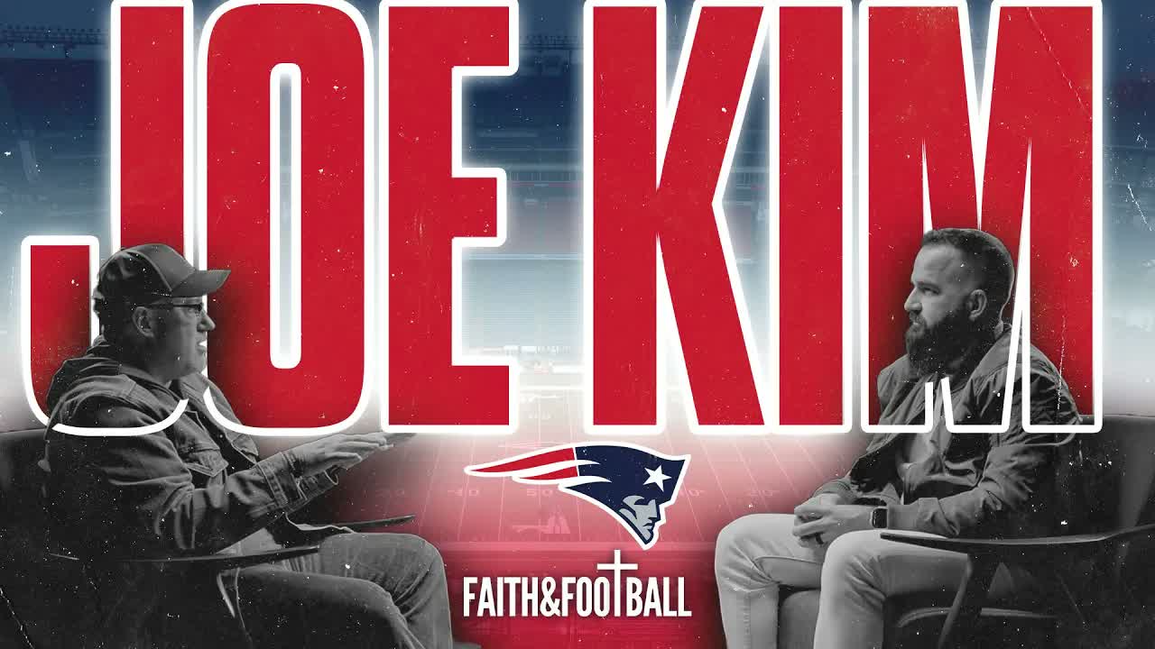 Joe Kim (New England Patriots: Director of Skill Development) and Pastor Tim Hatch Faith + Football episode artwork